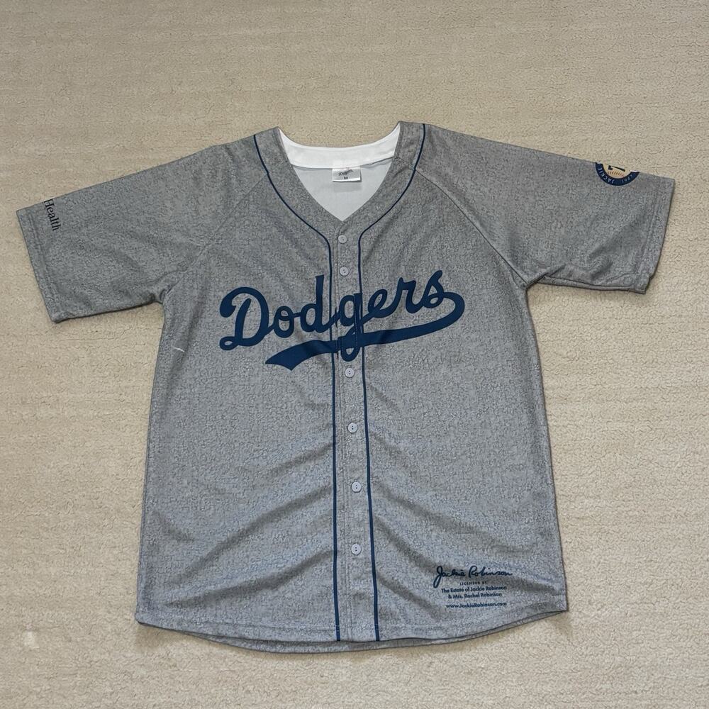 Official Jackie Robinson Day Giveaway Jersey 2022 SGA LA Dodgers 75th Medium MLB
